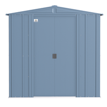 Load image into Gallery viewer, Sheds Express Outdoor Storage Sheds Arrow Classic Steel Storage Shed, 6x7, Blue Grey