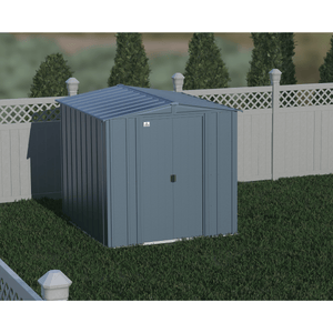 Sheds Express Outdoor Storage Sheds Arrow Classic Steel Storage Shed, 6x7, Blue Grey