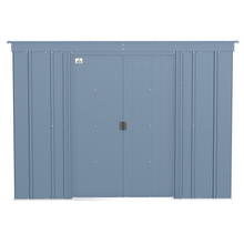 Load image into Gallery viewer, Sheds Express Outdoor Storage Sheds Arrow Classic Steel Storage Shed, 8x4, Blue Grey