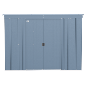 Sheds Express Outdoor Storage Sheds Arrow Classic Steel Storage Shed, 8x4, Blue Grey