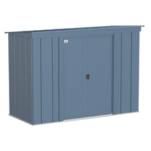 Load image into Gallery viewer, Sheds Express Outdoor Storage Sheds Arrow Classic Steel Storage Shed, 8x4, Blue Grey