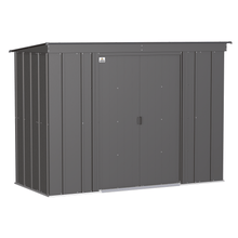 Load image into Gallery viewer, Sheds Express Outdoor Storage Sheds Arrow Classic Steel Storage Shed, 8x4, Charcoal