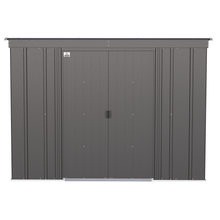 Load image into Gallery viewer, Sheds Express Outdoor Storage Sheds Arrow Classic Steel Storage Shed, 8x4, Charcoal