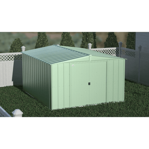 Sheds Express Outdoor Storage Sheds Arrow Classic Steel Storage Shed, 8x4, Sage Green