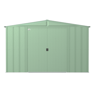 Sheds Express Outdoor Storage Sheds Arrow Classic Steel Storage Shed, 8x4, Sage Green