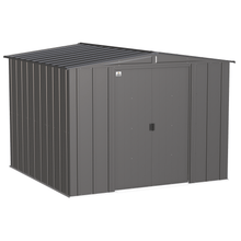 Load image into Gallery viewer, Sheds Express Outdoor Storage Sheds Arrow Classic Steel Storage Shed, 8x8, Charcoal