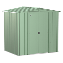 Load image into Gallery viewer, Sheds Express Outdoor Storage Sheds Arrow Classic Steel Storage Shed, 8x8, Sage Green