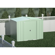 Load image into Gallery viewer, Sheds Express Outdoor Storage Sheds Arrow Classic Steel Storage Shed, 8x8, Sage Green