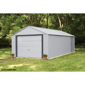 Sheds Express Outdoor Storage Sheds Arrow Murryhill 12 x 24 Garage, Steel Storage Building, Prefab Storage Shed