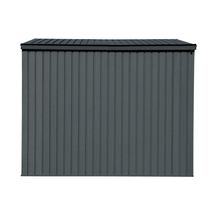 Load image into Gallery viewer, Sheds Express Outdoor Storage Sheds Sojag Denali 8 ft. x 5 ft. Steel Storage Shed in Anthracite Model # SJDEN85