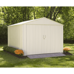 Sheds Express Sheds Arrow Commander 10 ft. x 10 ft. Steel Storage Building in Eggshell Model CHD1010-A