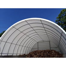 Load image into Gallery viewer, Sheds Express Truss Buildings White 30&#39; x 40&#39; x 15&#39; Commercial Round Truss Building