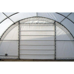 Sheds Express Truss Buildings White 30' x 65' x 15' Commercial Round Truss Building