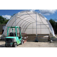 Load image into Gallery viewer, Sheds Express Truss Buildings White 30&#39; x 65&#39; x 15&#39; Commercial Round Truss Building