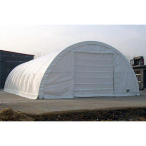 Sheds Express Truss Buildings White 30' x 65' x 15' Commercial Round Truss Building